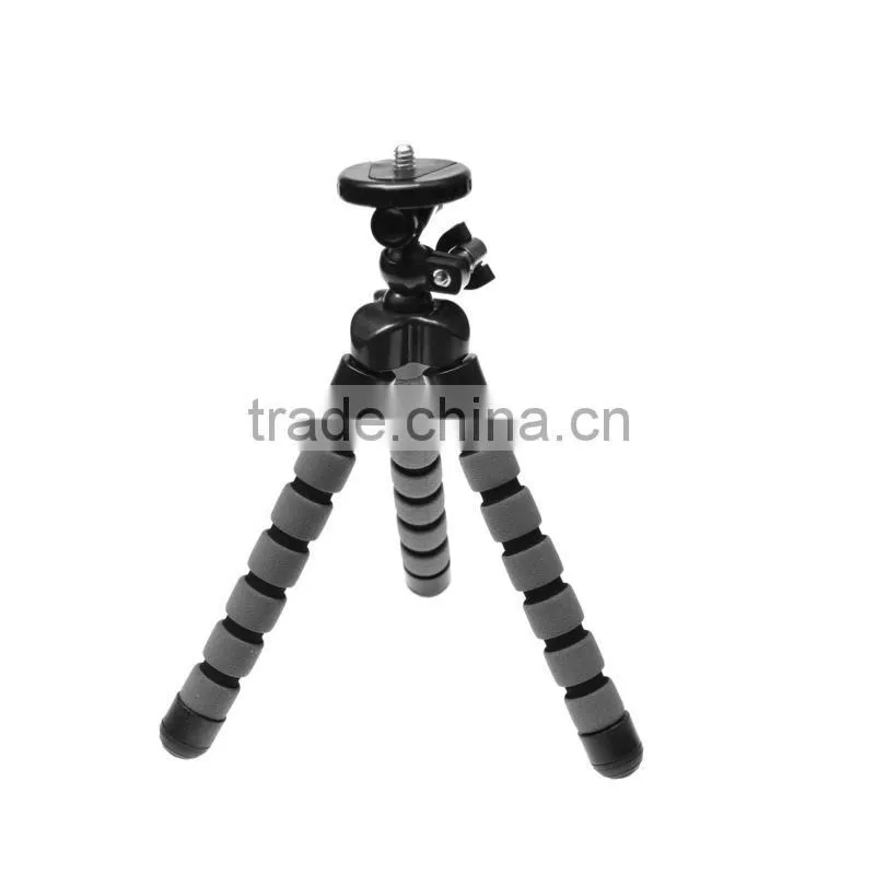 2014 new style sponge tripod high quality selfie monopod tripod mount adapter