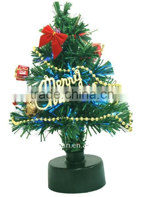 decorated christmas trees
