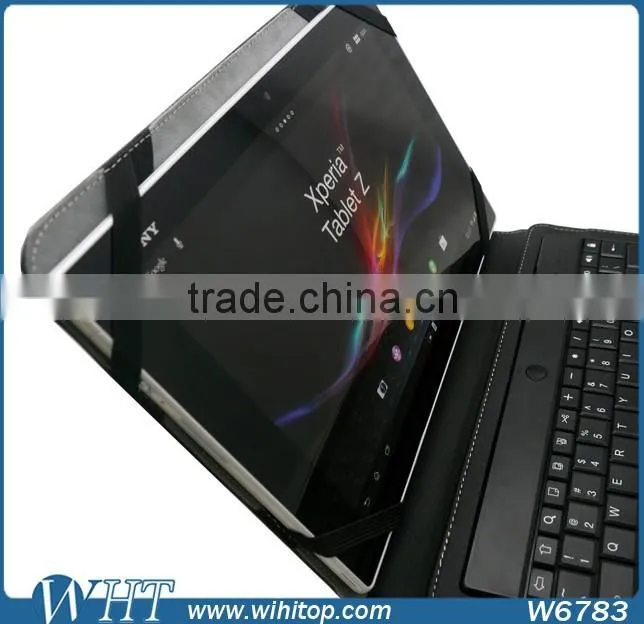 2015 Products Wholesale for Android 10.1 inch Universal Tablet Bluetooth Wireless Keyboard Case With Stand