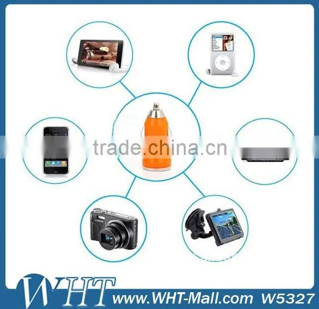 Mobile Phone Mini USB Charger for iPhone, for Samsung, for HTC Car Charger