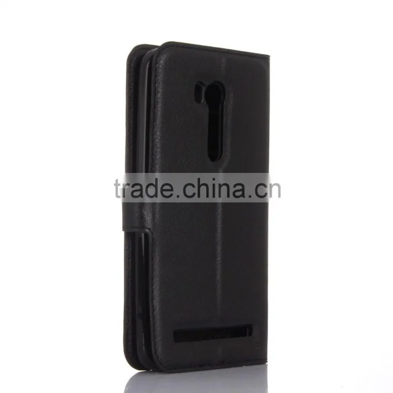 Wholesale Popular Flip Magnetic Wallet Leather Case With Card Slots For Zenfone Go ZB551KL