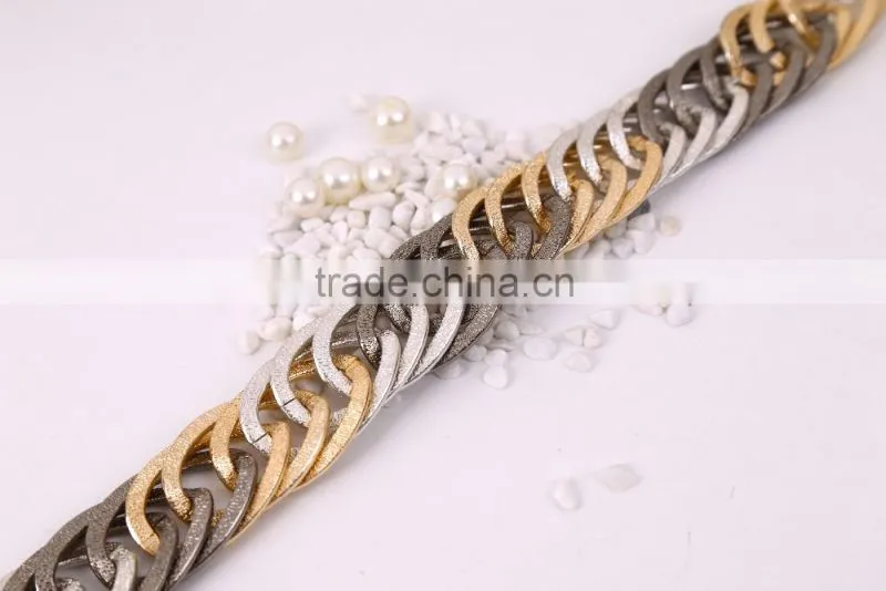Tri-color Hand-Woven Aluminum Chain Jewelry Chain Factory Direct Latest Technology Can be customized upon request