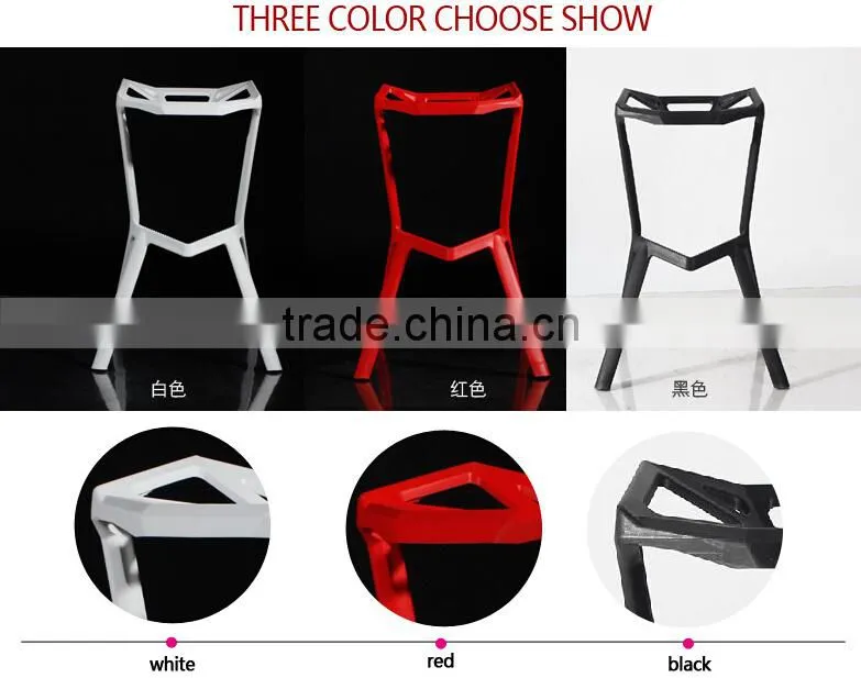 wholesale Stacking New Design Modern Plastic miura bar stool