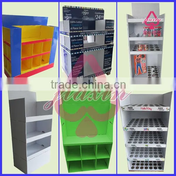Folding Cosmetic PDQ Display Box, Counter Display Stand tray