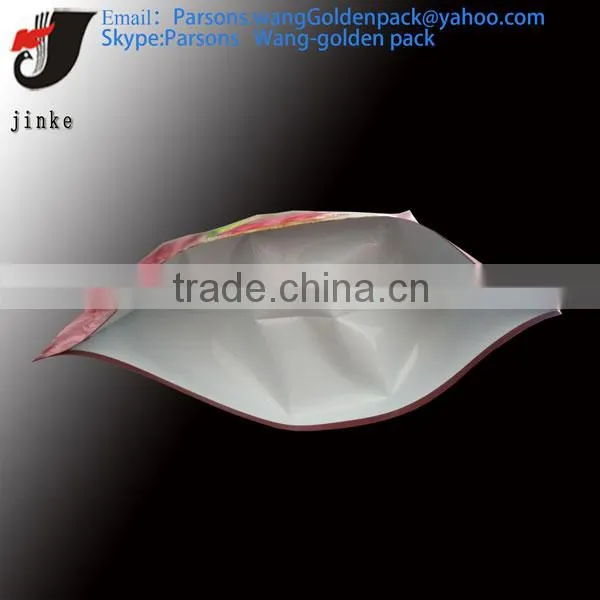 High quality and BRC certified Stand up and with transparent window food grade pouch