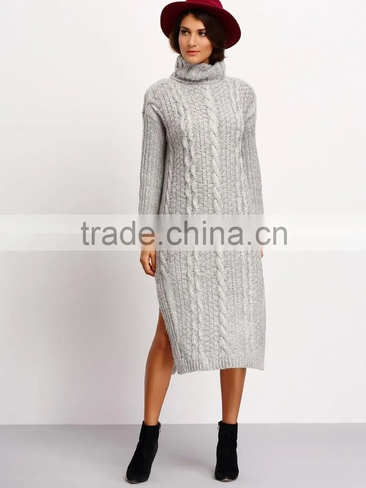 CASUAL WINTER DRESS WOMEN SWEATER DRESS