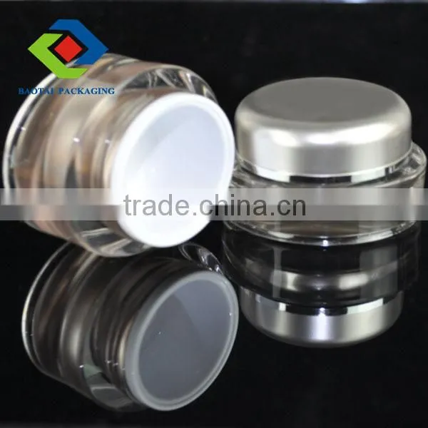 30gm Clear Printing Oval Round Plastic Cream Jars,Night Jar