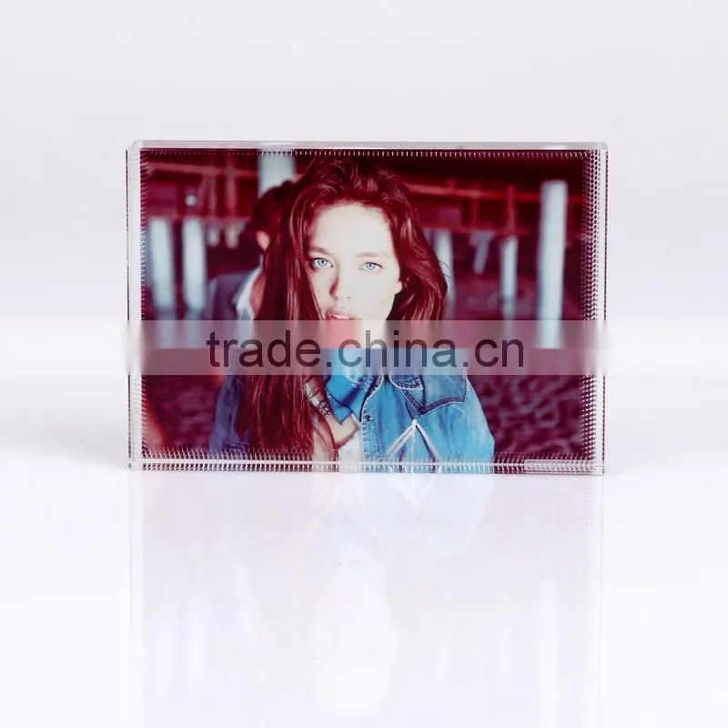 Sublimation crystal photo frame for wedding gift