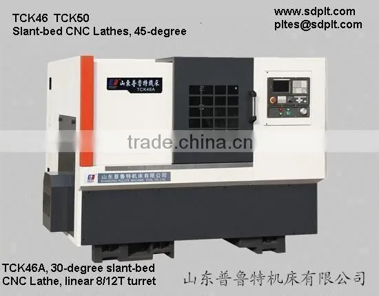45-degree Slant bed CNC lathes TCK36 Hiwin Linear guideway