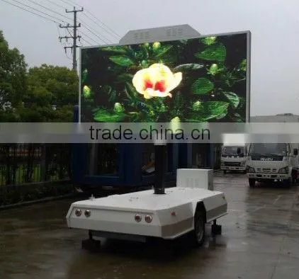 Outdoor Mobile advertising billboard mounted on Trailers for sales