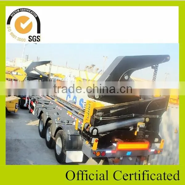 High Quality ISO 3 Axle Container 40ft Flatbed XCMG Sidelifter from Truck Trailer