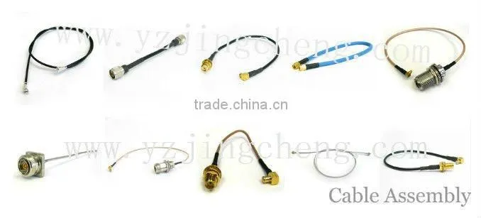 cable assembly, jumper cable, pigtail, TNC female to SMA male right angle with RG174