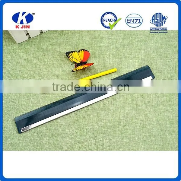 New products actual size 30cm blue ps ruler for kids school and office supplies