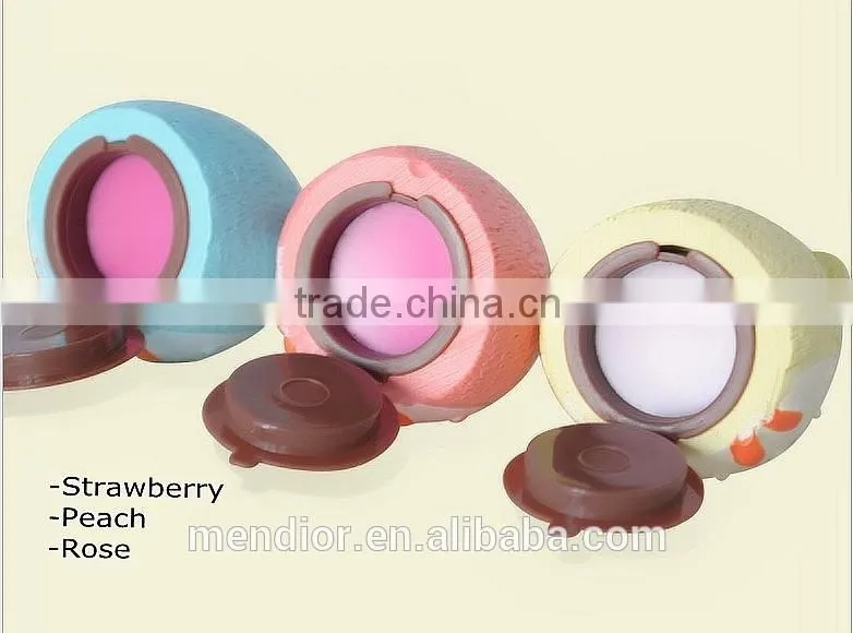 Mendior wholesale Owl gift lip balm set fruit cartoon lip balm organic 3pcs/set/box support OEM