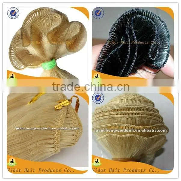 Wholesale Human Hair Extension,Hand Tied Brazilian Hair