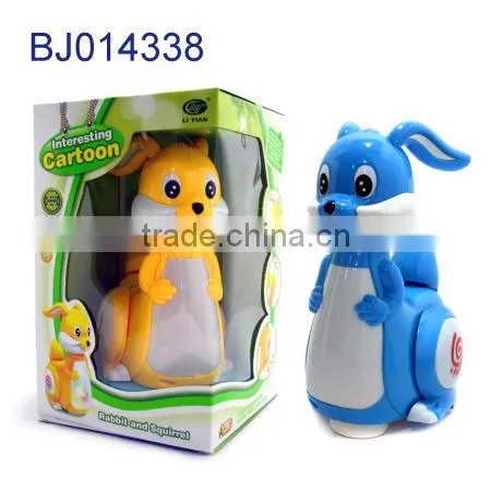 New hot battery operated cartoon toys/ funny plastic baby farmer toy tractor