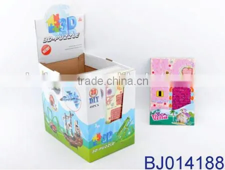 Hot new kid toy funny educational plastic 3D puzzle small pirate corsair toy
