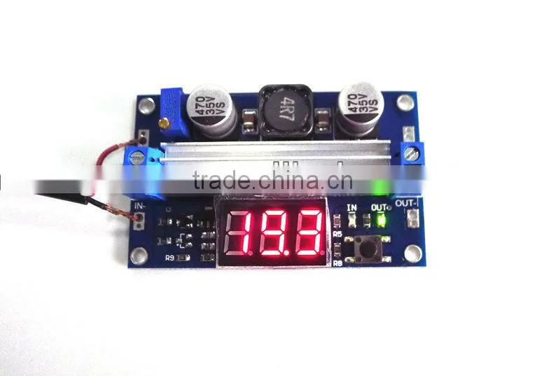 step-up power adapter,DC DC Power converter 3-33v to 3.5-55V with LED display voltage Adjustable