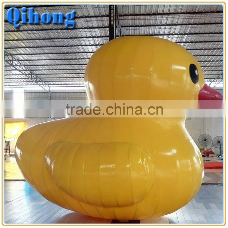 Portable PVC rubber duck toys gaint inflatable promotion duck, inflatable duck float
