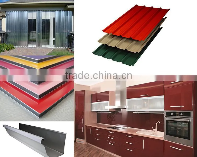 color coated aluminum sheet coil for roofing and cladding system