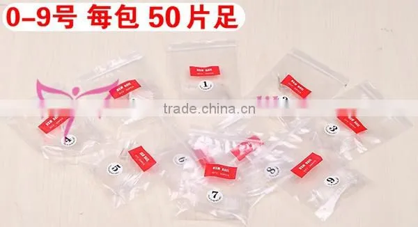 10 size Transparent seamless nail tips Fake Nail art tips,artificial nail tips wholesale