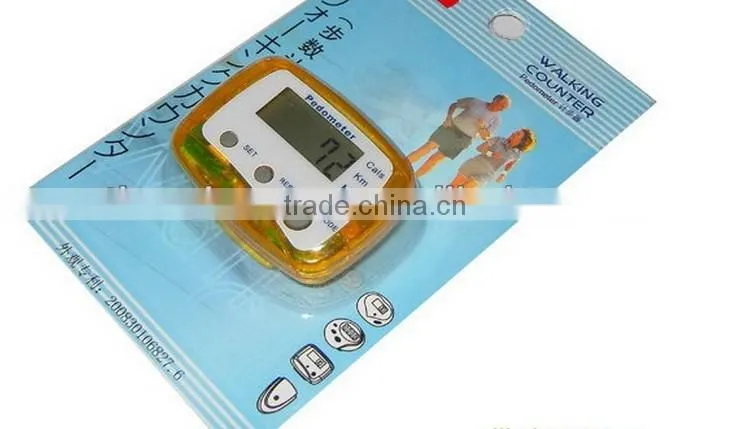 3 Buttons Multifunction Digital Calorie Pedometer with Time display