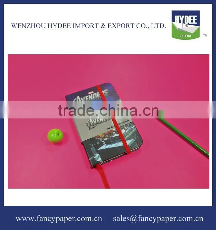 A6 Paper Notebook with Elastic Band