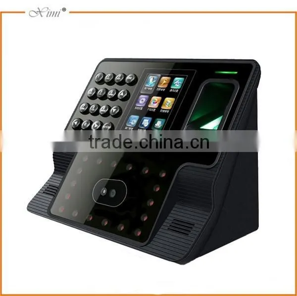 Biometric time attendamce system TCP/IP RFID card reader and optional battery face door access controller time recorder