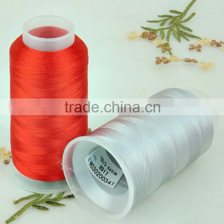 Factory direct sale! polyester wholesale embroidery thread