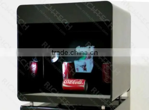 Richtech multiside acrylic showcase vivid 3D hologram display