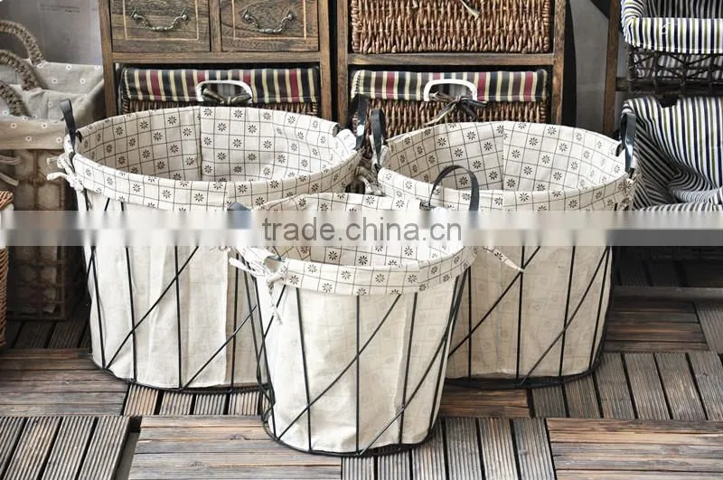 European antique style cheap storage baskets