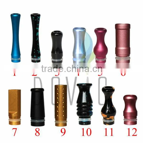 wholesale shenzhen Dovic wide bore drip tips stainless steel and acrylic wide bore