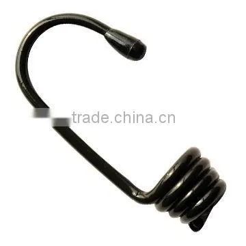 heavy duty adjustable black carbon tension spring hook