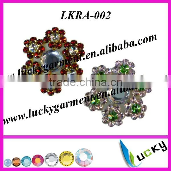 Hot Selling New Design Rhinestone applique for wedding dress brooch