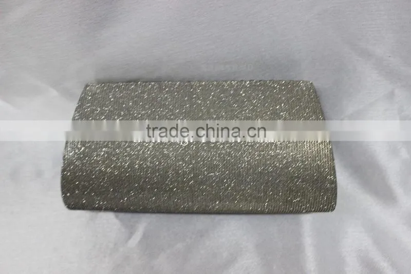 hot sale high quality fashion rhinestone and pleat party bags