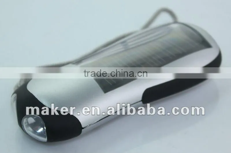 2 LED Solar Frog Shape Flashlight