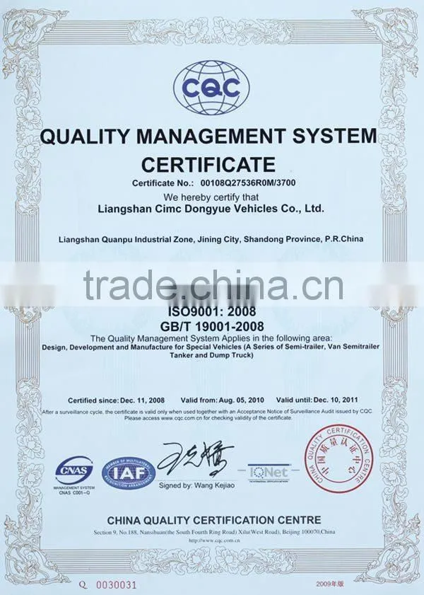 China CIMC Manufacturer Stake Fence Body 3 Axle Cargo Truck Trailer