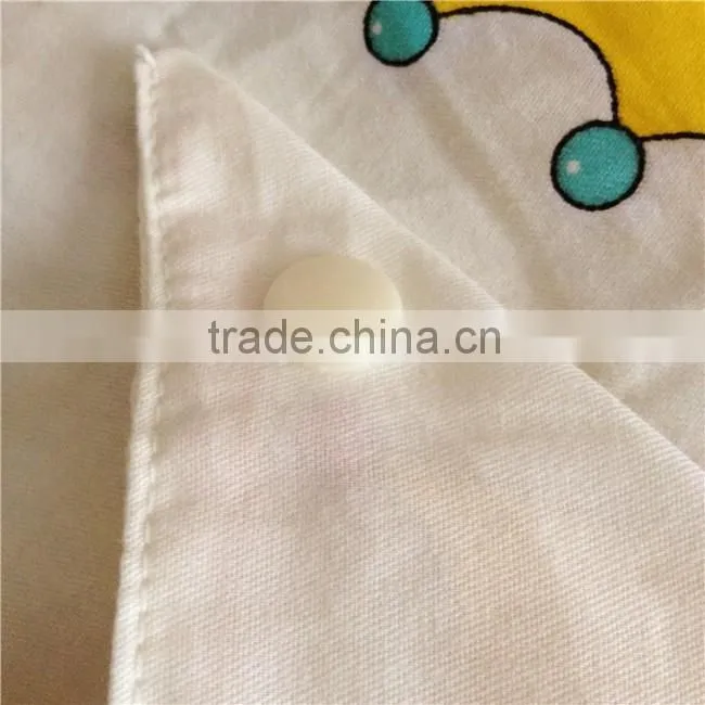 Wholesale Cotton Plush Triangle Baby Bib / Plush 100% Cotton Triangle Baby Bibs
