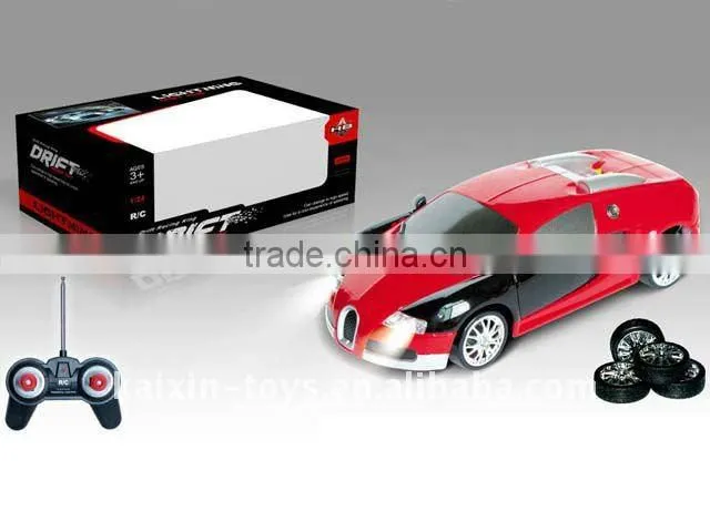 1078097 4 Function 1 24 Scale RC Car with light