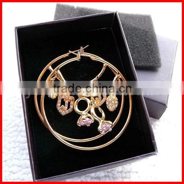Delicate jewelry cardboard packaging boxes