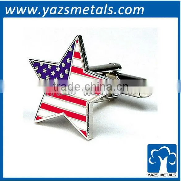 custom plating metal engrave 3D skull cufflinks manufacturer