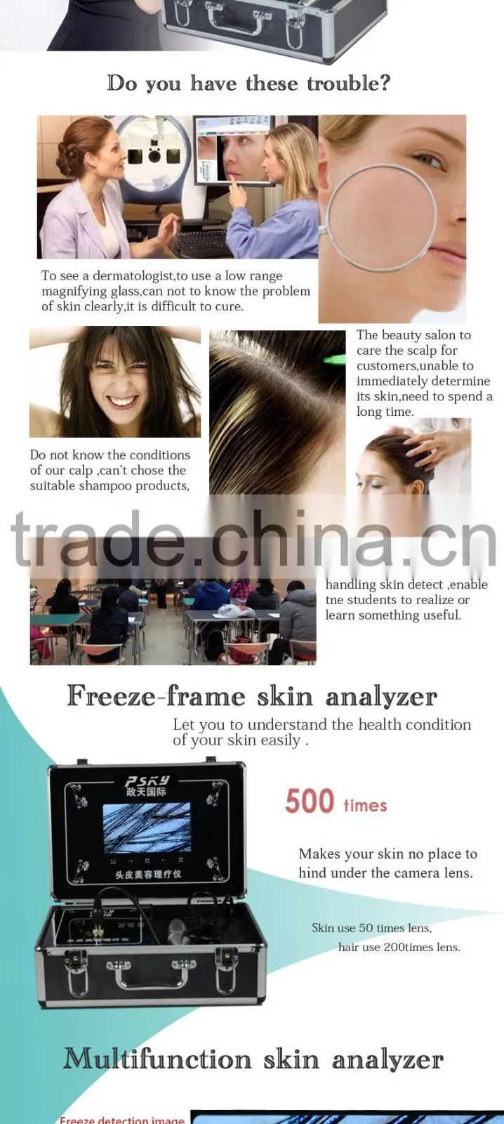 Portable Skin Hair Test Analyzer