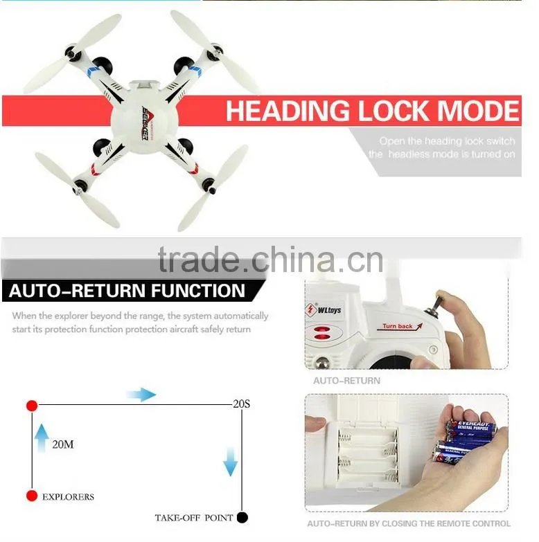 High Quality WLtoys V303 Gps professional aerial photography Headfree drone 2.4G RC Quadcopter With HD Camera