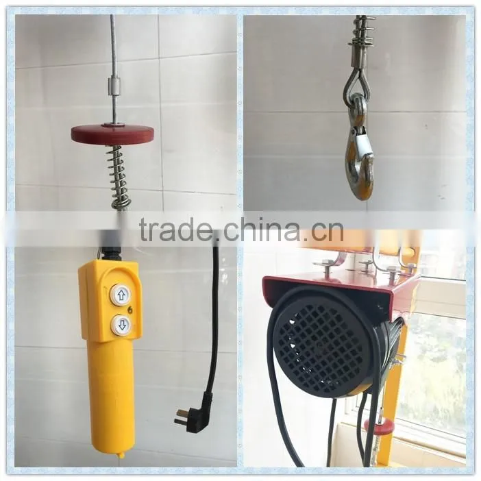 400/800kg PA type small cable electric winch 220v