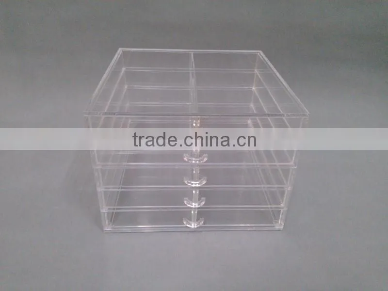 2013 Hot Sale High Quality Clear Acrylic Box With Drawer/Acrylic Drawer Box/Acrylic Drawer
