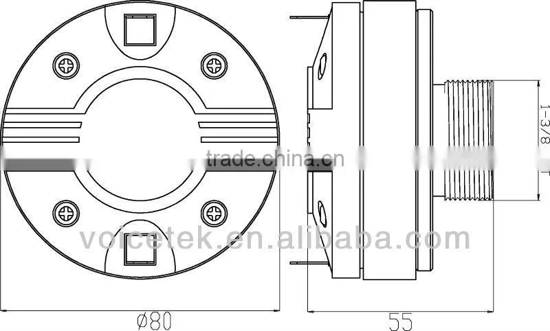 TSCT-2501 1K-20K Hz Unique products from china 25Watt/50Watt speaker driver unit