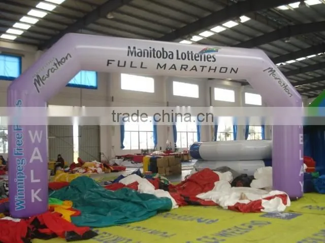 High quality advertising inflatable entrance arch with full digital printing