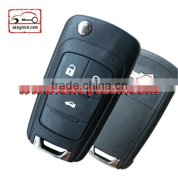 Best price Chevrolet Cruze 4 buttons flip remote modified key shell chevrolet key cover for chevrolet cruze key