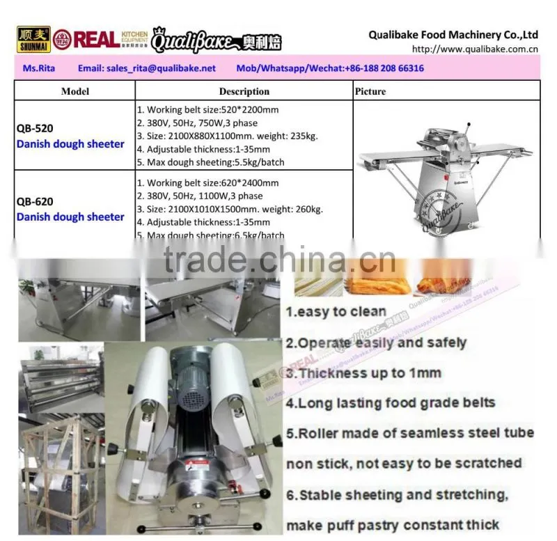 Hot Sale Danish Dough Sheeter