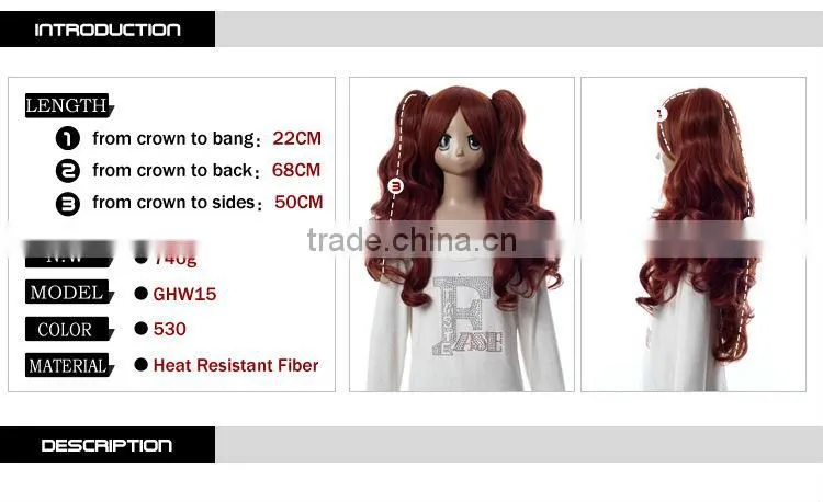 Brown pony-tail hairpiece Hair wigs for black men